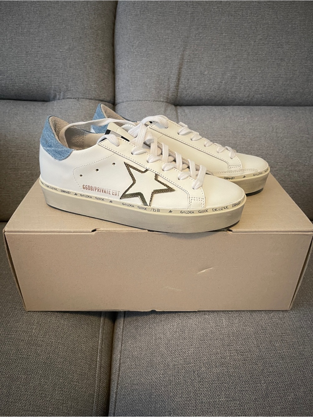 NWT Golden Goose Hi Star Platform sneakers, 36